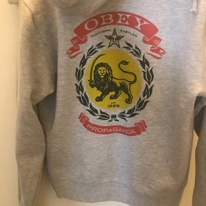 Obey zip up jacket